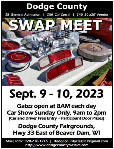 2023 Dodge County Swap Meet